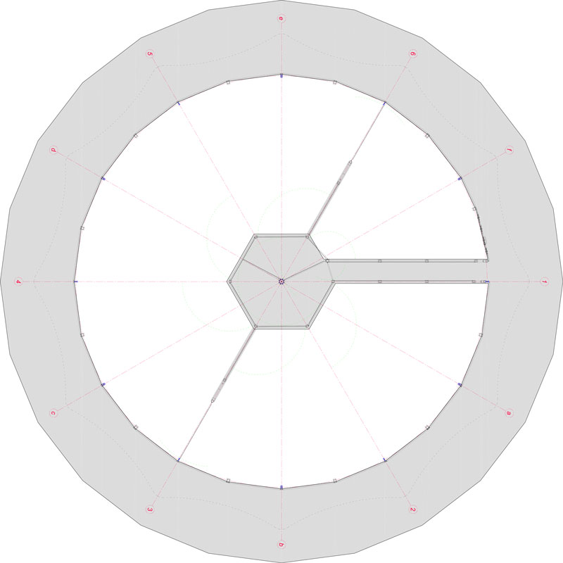Plattegrond Roundhouse 22 Transitiestal